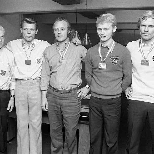 George Nielsen, Finn Hansen , Per Andersen, Svend Seehausen  1975...